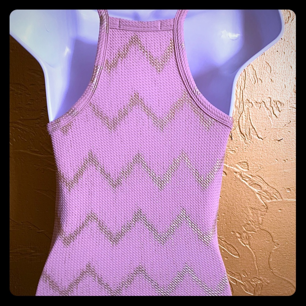 Pink & Gold Tank Top Dress